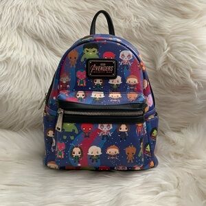 Loungefly Marvel Avengers: Infinity War Chibi Character Mini Backpack